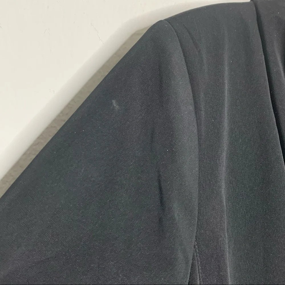 London Fog Women Black Layered Trench Coat with Hood Size Small - Picture 8 of 9